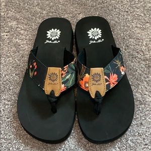 Yellow Box Flip Flops